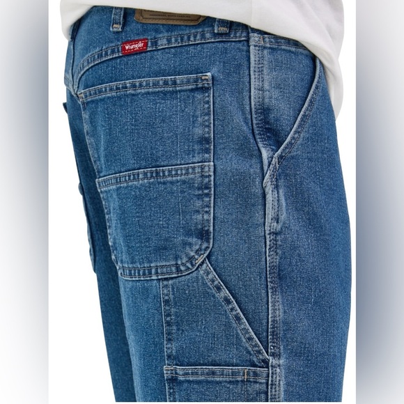 Wrangler Men's and Big Men's Relaxed Fit Carpenter Denim Short - Picture 9 of 11